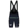 Fietskleding (Fietsshirt + Korte Koersbroek) 2023 Movistar Team - Blauw